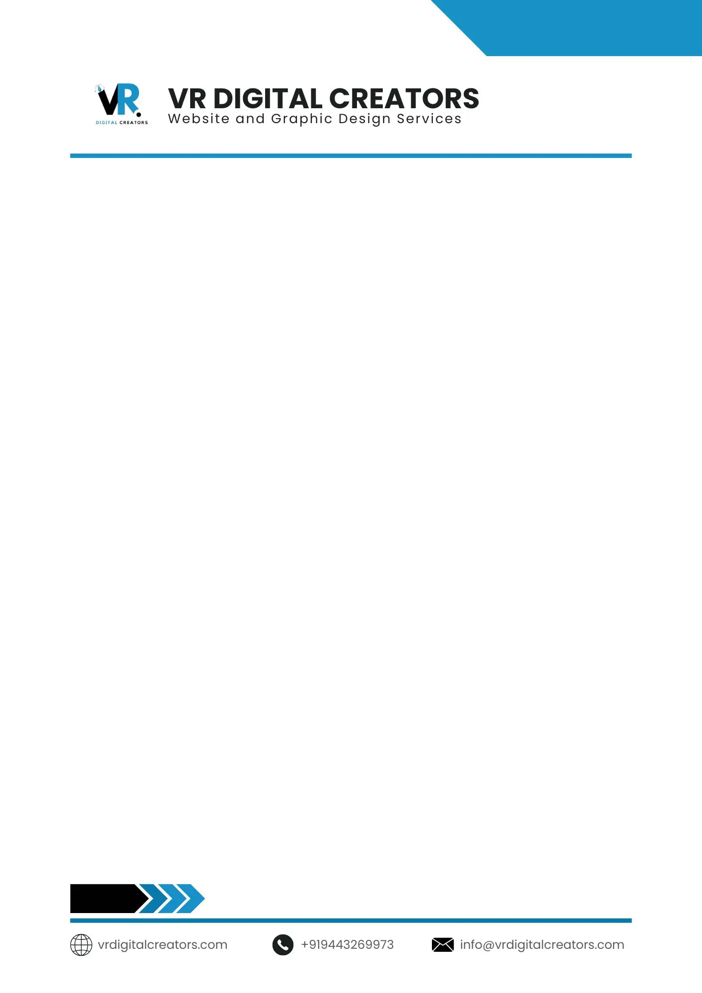 business letterhead template design