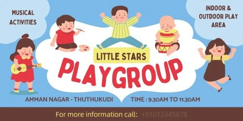 graphic design services play school banner template portfolio vr digital creators
