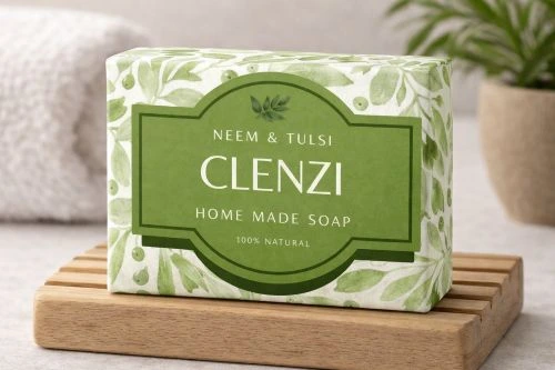 home made soap product packaging label vr digital creators