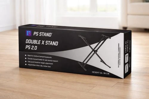 ps stand double x stand keyboard product packaging box design vr digital creators