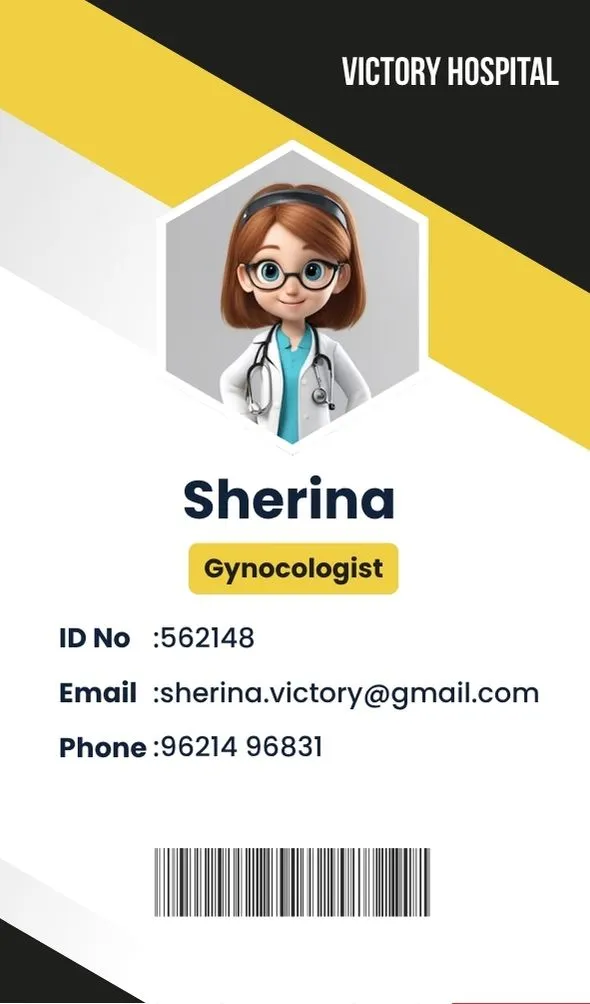 vr digital creators modern id card design for health care Medical employee id card png jpg